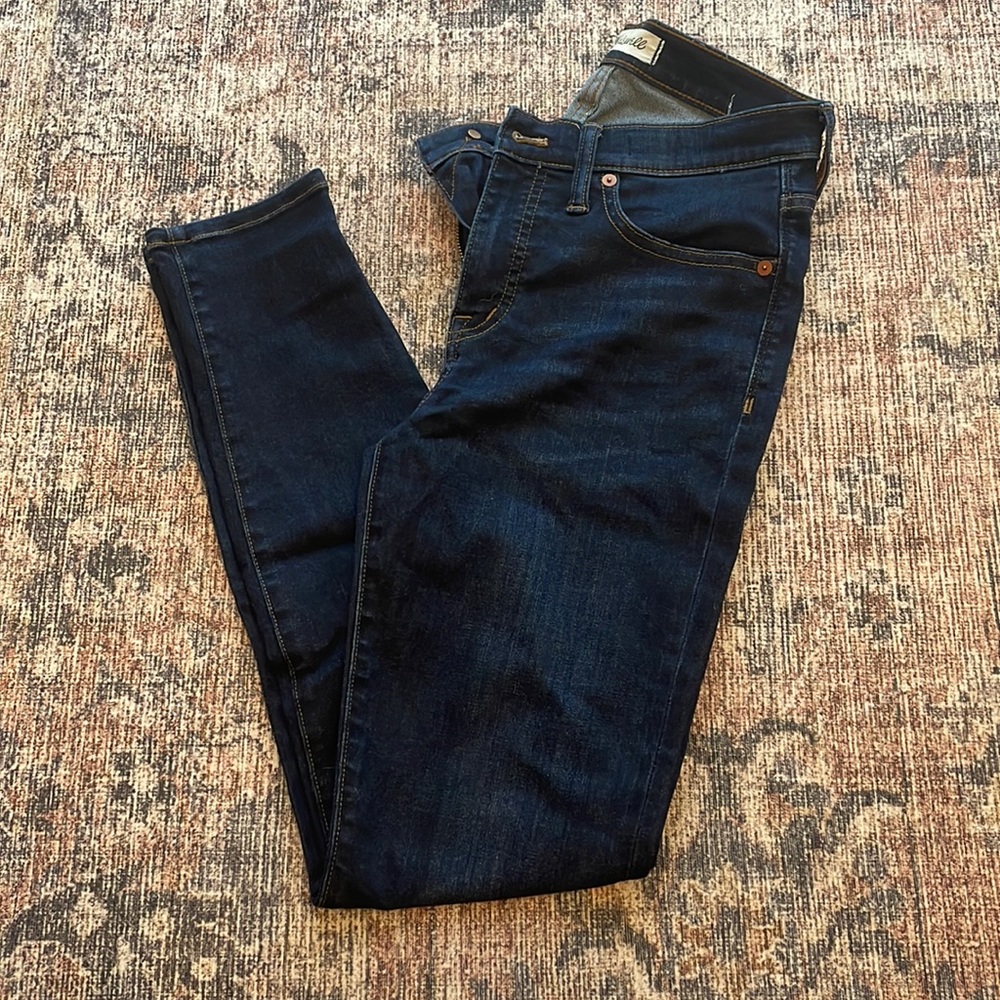 MADEWELL 9 inch mid rise skinny jeans